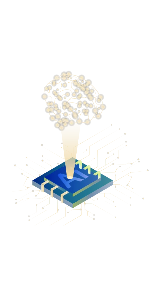 a group of people standing around a large screen